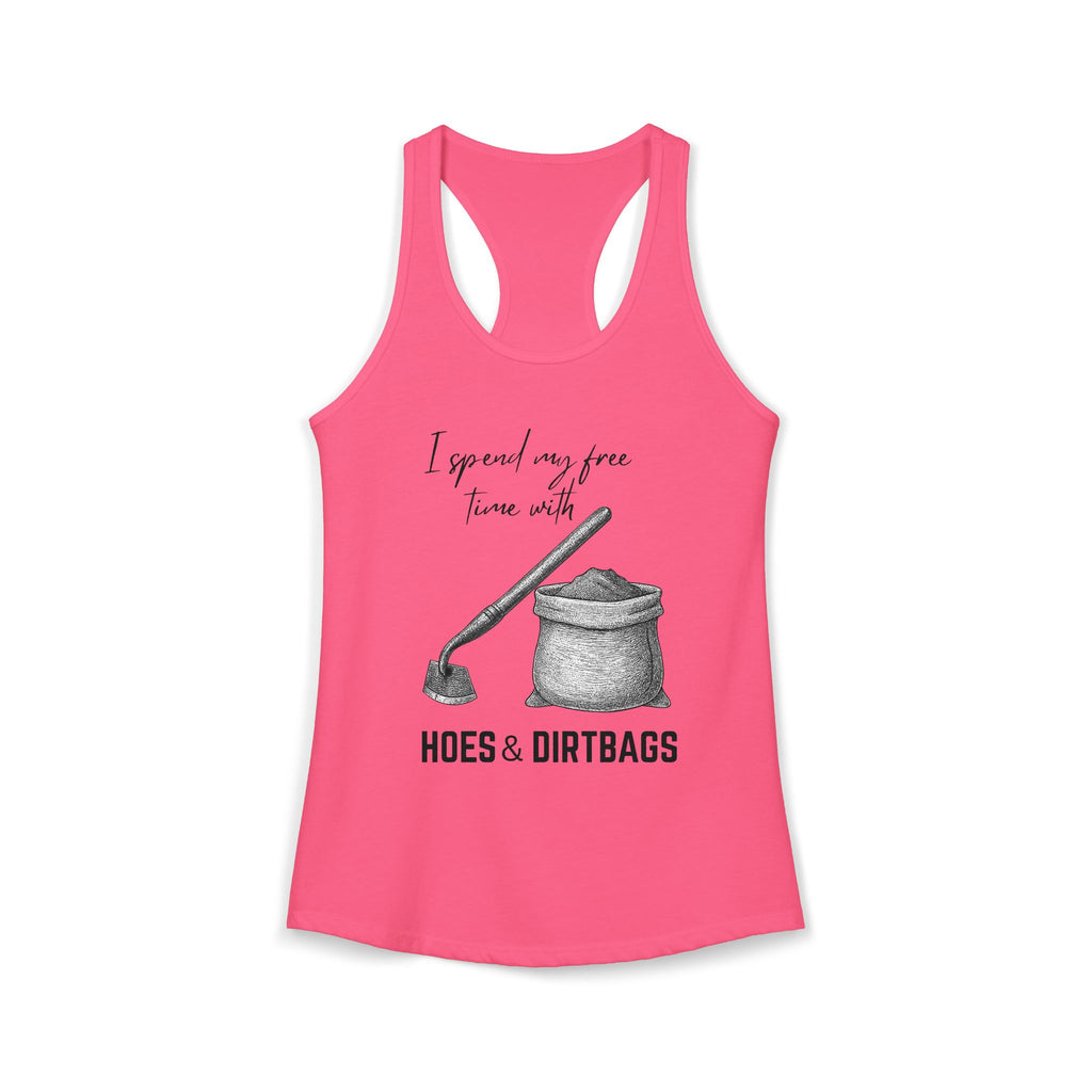 "Hoes & Dirtbags" Women's Racerback Tank