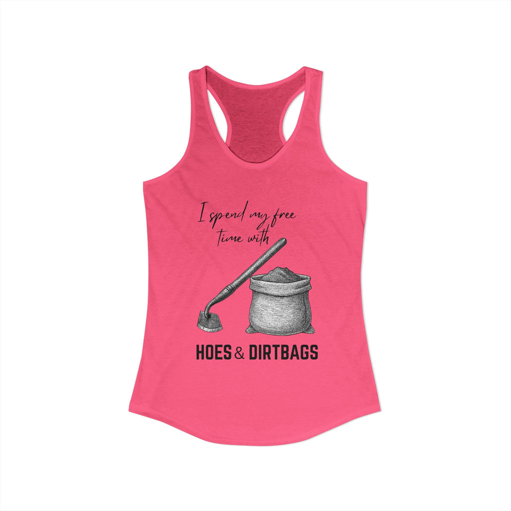 "Hoes & Dirtbags" Women's Racerback Tank