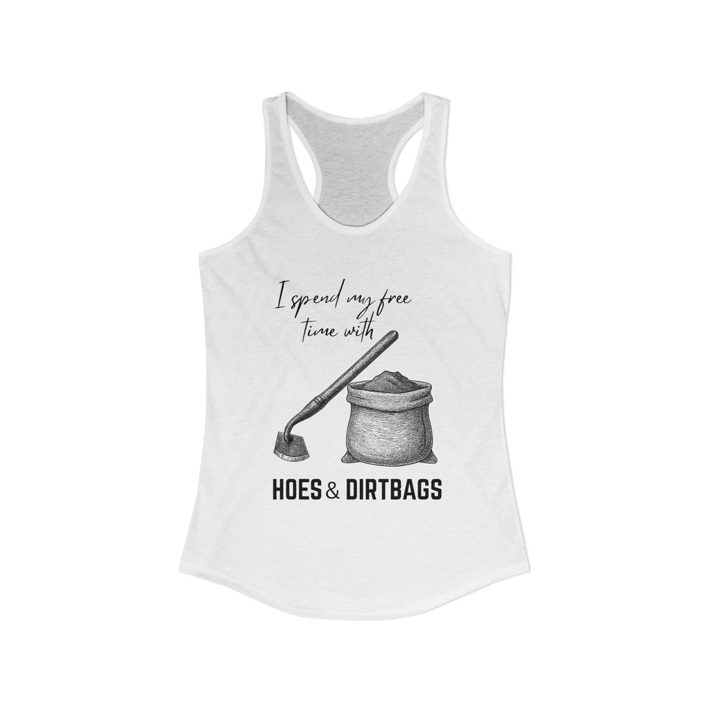 "Hoes & Dirtbags" Women's Racerback Tank