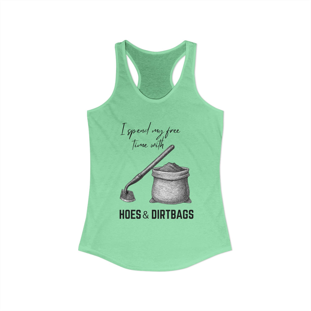 "Hoes & Dirtbags" Women's Racerback Tank