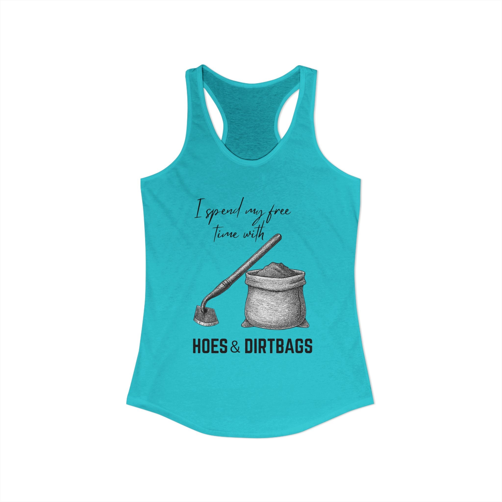 "Hoes & Dirtbags" Women's Racerback Tank