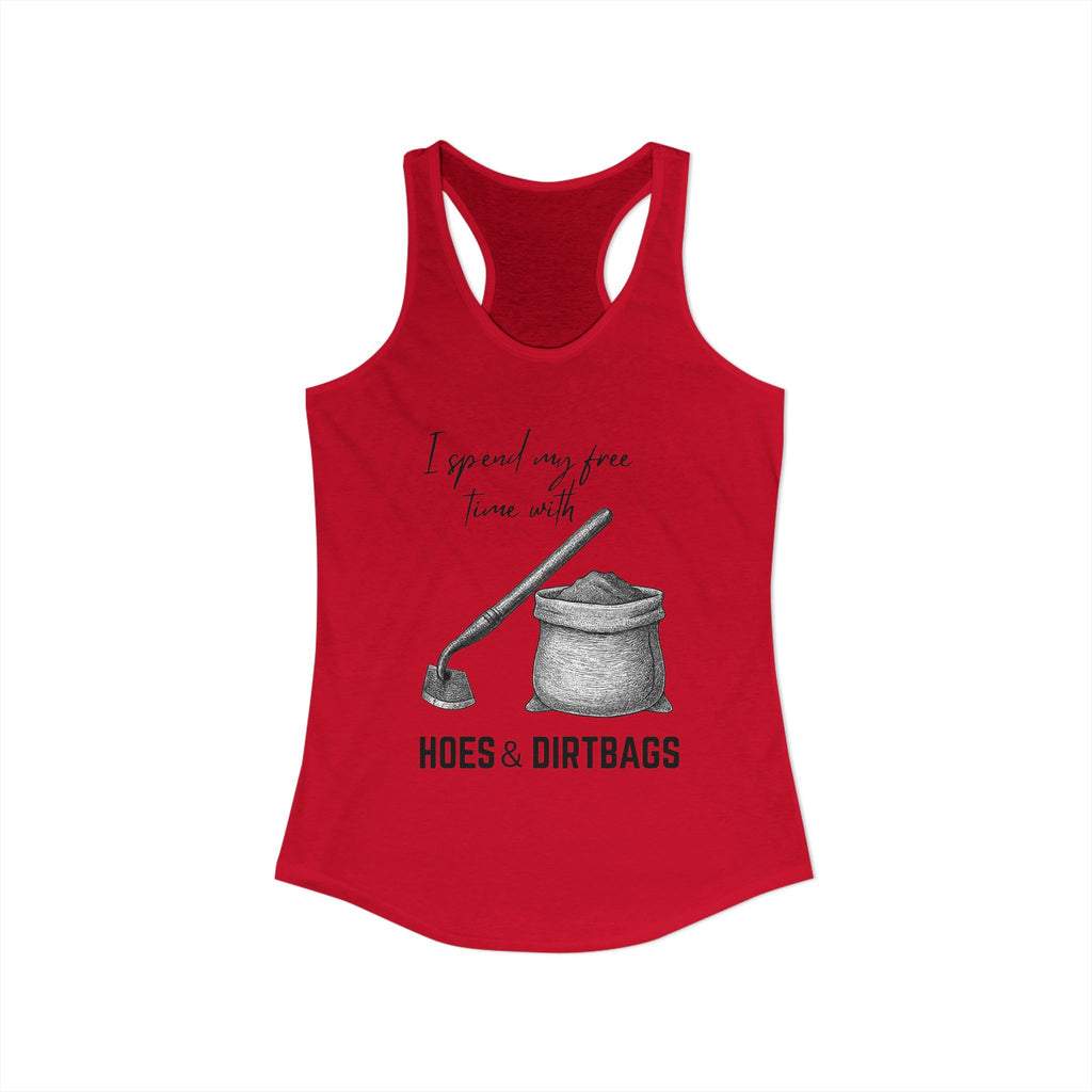 "Hoes & Dirtbags" Women's Racerback Tank