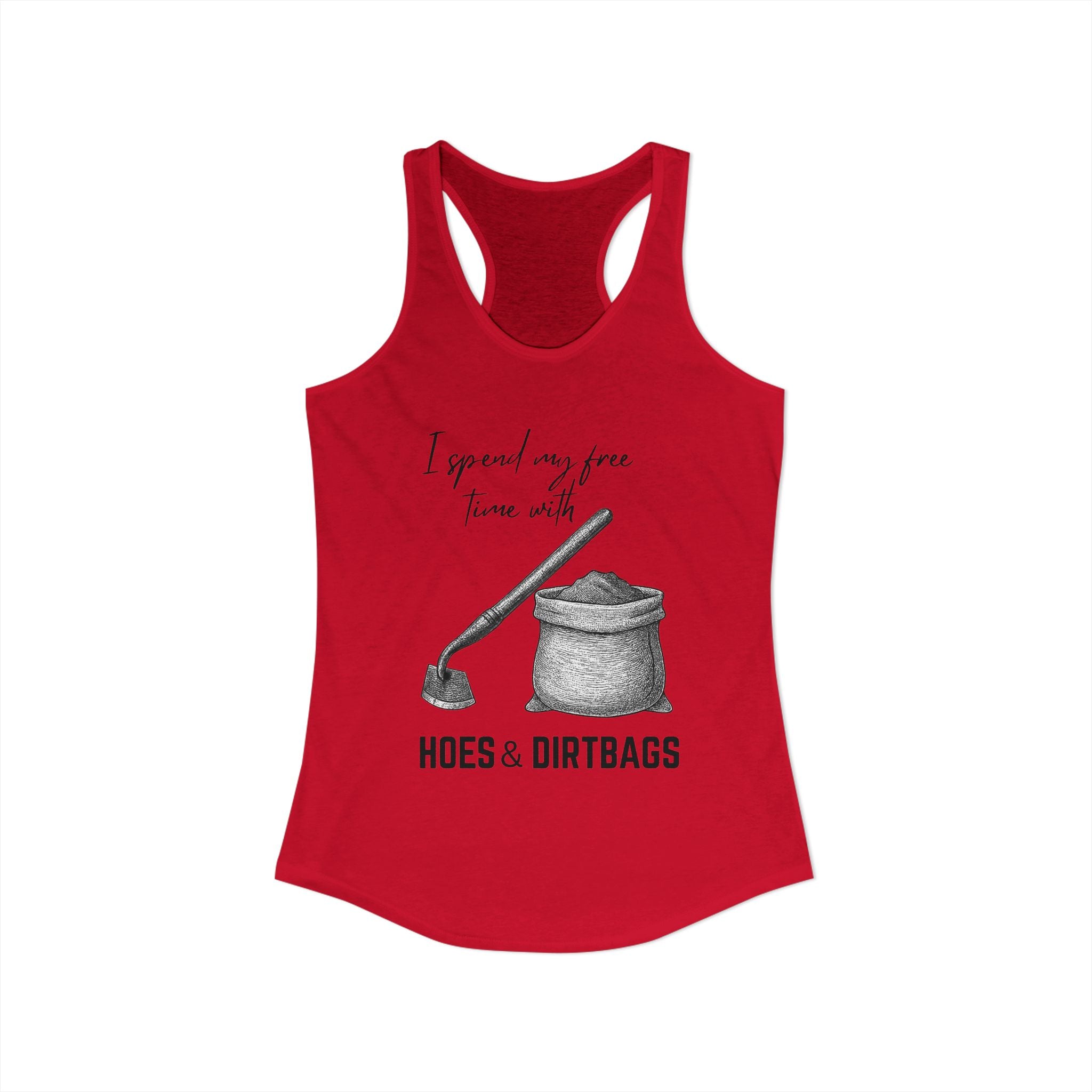 "Hoes & Dirtbags" Women's Racerback Tank