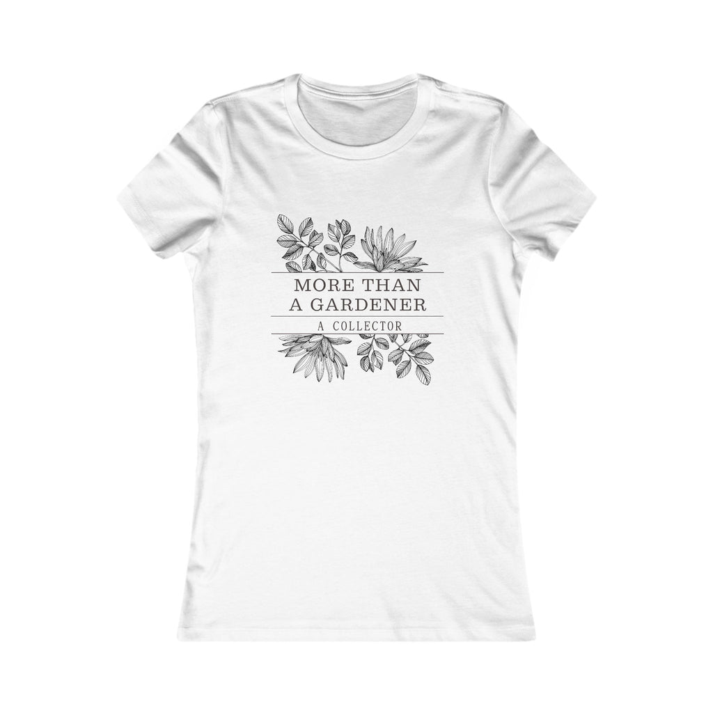 Gardener Floral Tee — "More Than a Gardener" Women's Plant Lover Shirt