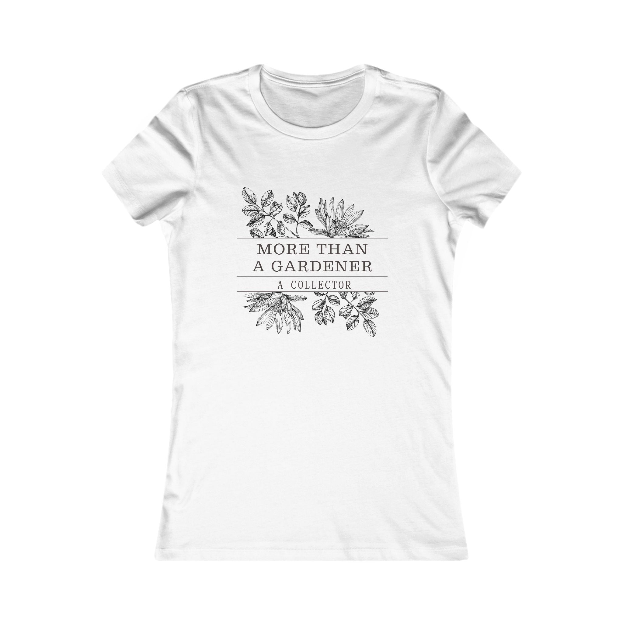 Gardener Floral Tee — "More Than a Gardener" Women's Plant Lover Shirt